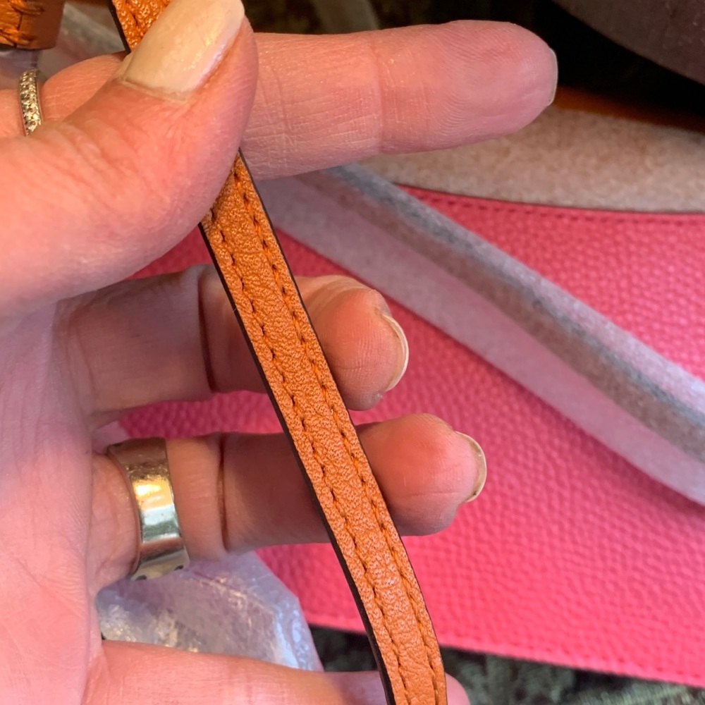 Authentic COACH 1941 colorblock pebbled leather snap magnetic closure crossbody - Picture 4 of 12